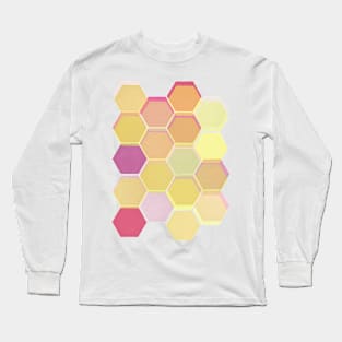 Layered Honeycomb 002 Long Sleeve T-Shirt